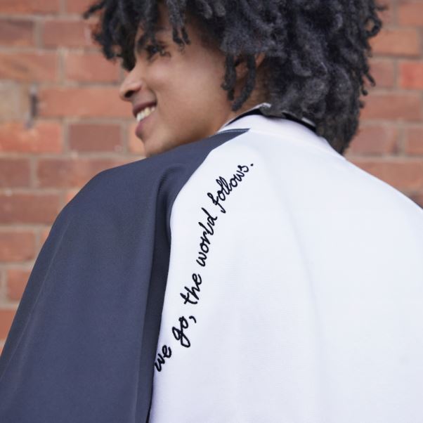 Blouson Aviateur Imprimé Blanc Adidas (non Genré)