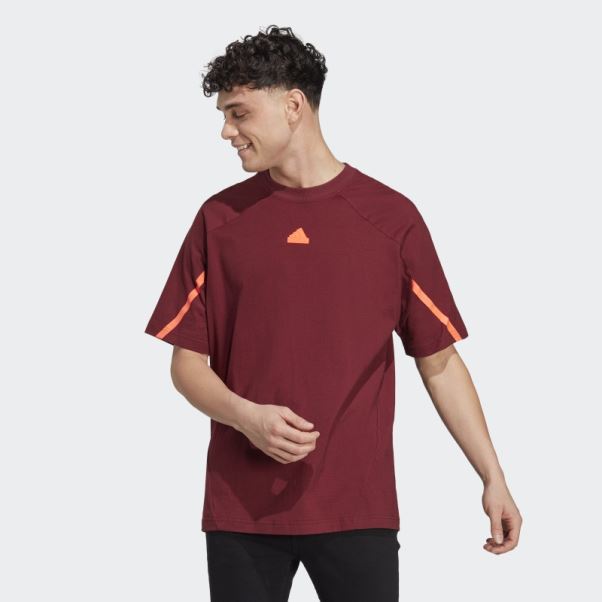 T-shirt Adidas Conçu 4 Gameday Rouge