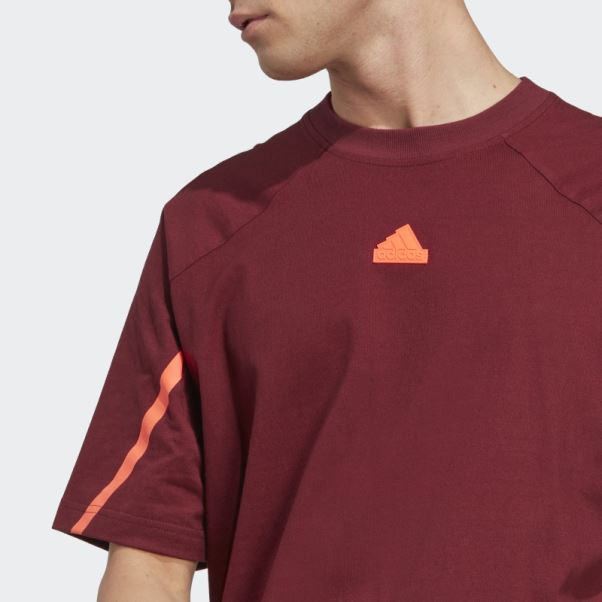 T-shirt Adidas Conçu 4 Gameday Rouge