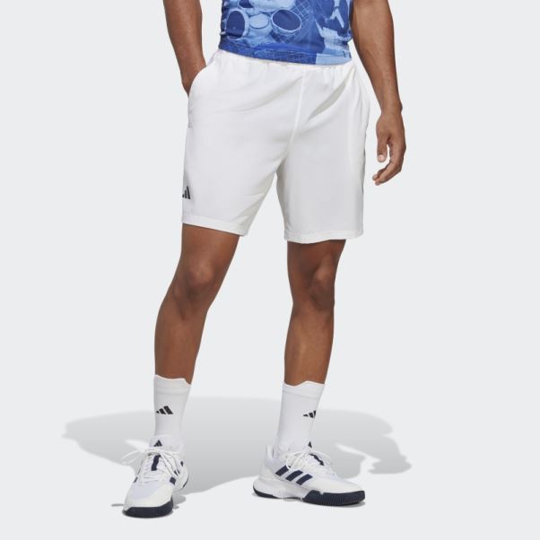 Short Club Tennis Stretch Blanc Adidas