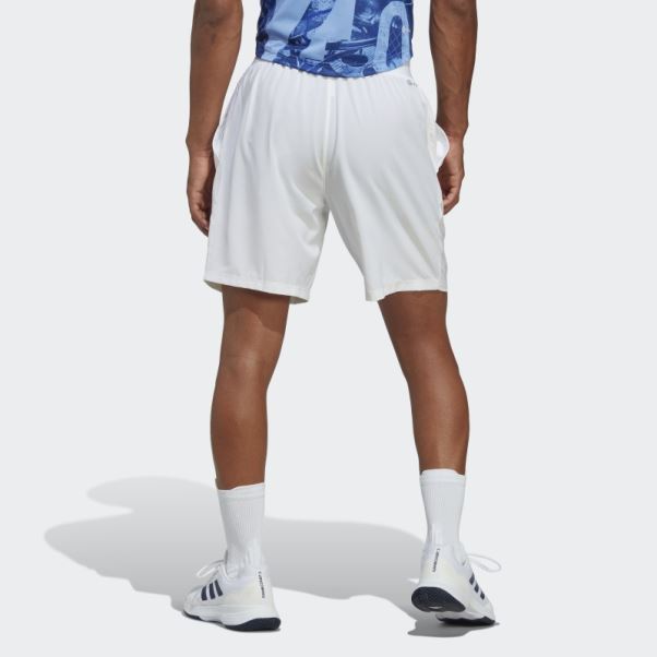 Short Club Tennis Stretch Blanc Adidas