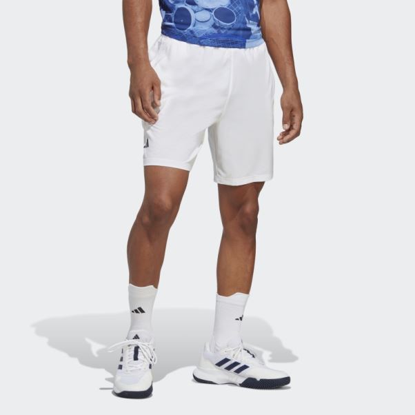 Short Club Tennis Stretch Blanc Adidas