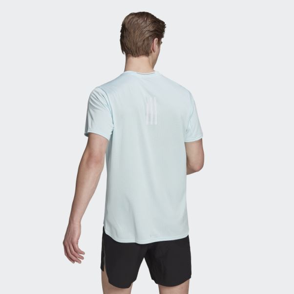 T-shirt De Course Adidas Conçu 4 Bleu