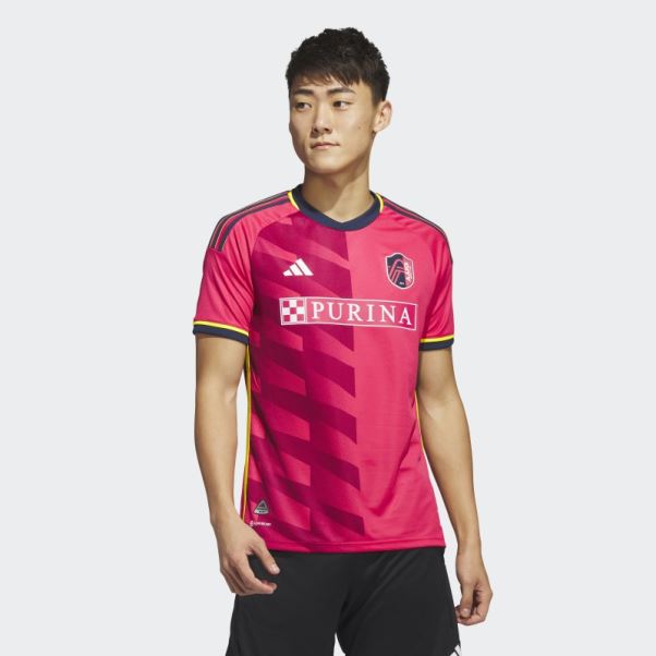 St. Maillot Louis City Sc 23/24 Home Authentique Rose Adidas
