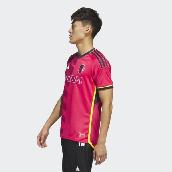 St. Maillot Louis City Sc 23/24 Home Authentique Rose Adidas