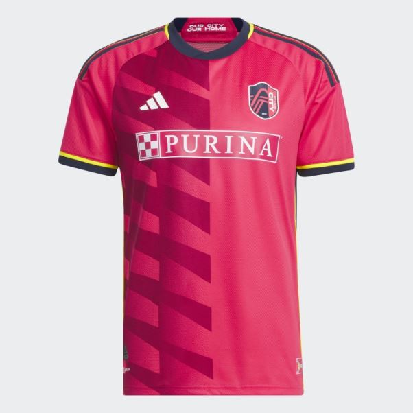 St. Maillot Louis City Sc 23/24 Home Authentique Rose Adidas