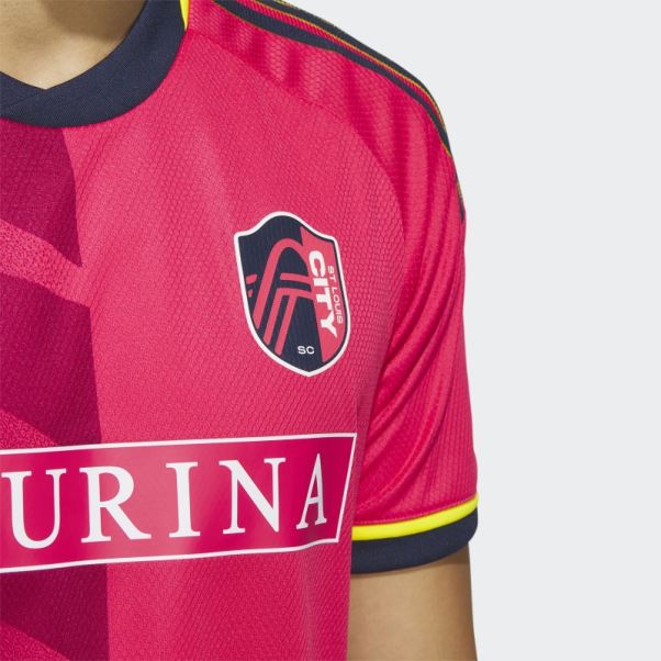 St. Maillot Louis City Sc 23/24 Home Authentique Rose Adidas