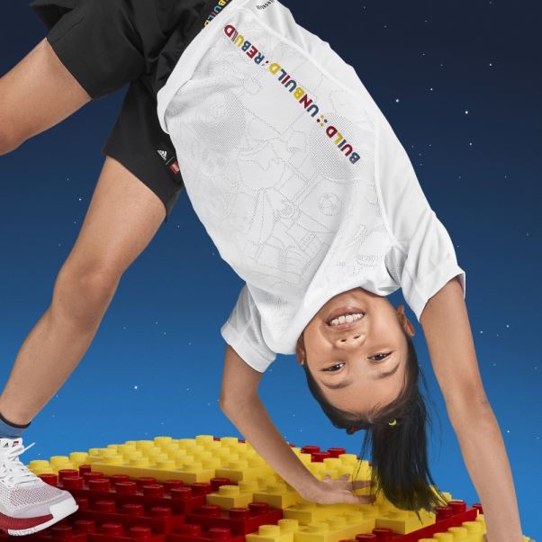 Tee Shirt Adidas X Lego Play Blanc Chaud