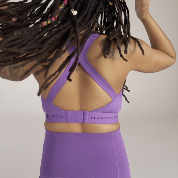 Adidas By Stella Mccartney Soutien-gorge D'allaitement à Maintien élevé Violet