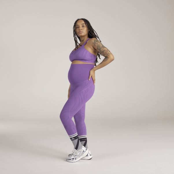 Adidas By Stella Mccartney Soutien-gorge D'allaitement à Maintien élevé Violet