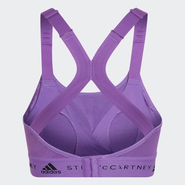 Adidas By Stella Mccartney Soutien-gorge D'allaitement à Maintien élevé Violet
