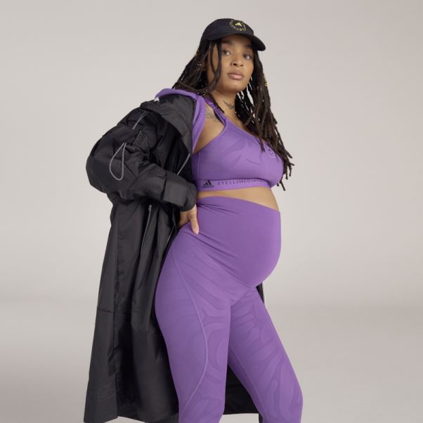 Adidas By Stella Mccartney Soutien-gorge D'allaitement à Maintien élevé Violet