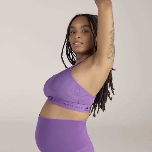 Adidas By Stella Mccartney Soutien-gorge D'allaitement à Maintien élevé Violet