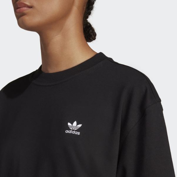 Robe T-shirt Adidas Adicolor Classics Big Trefoil Noir