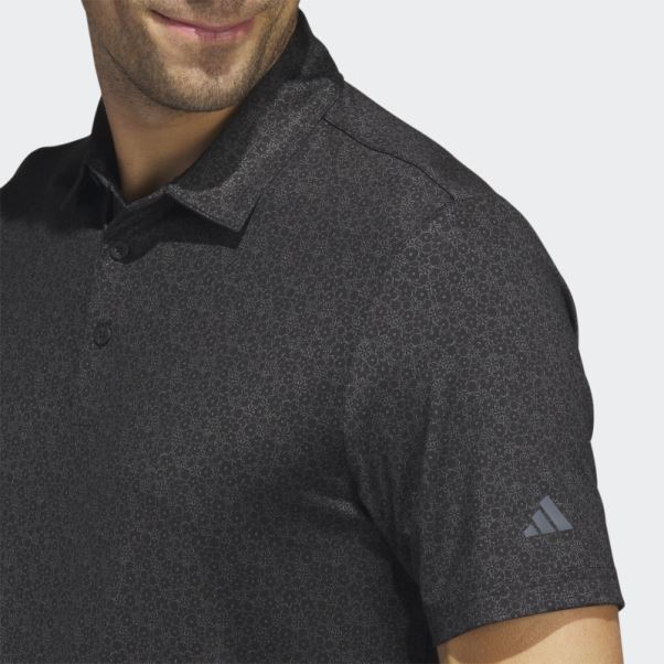 Polo De Golf Imprimé Ultimate365 Noir Adidas