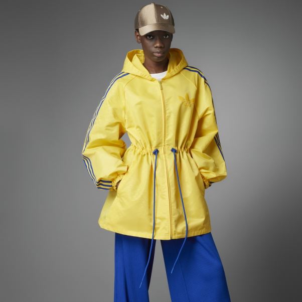 Coupe-vent Adicolor 70s Monogram Adidas Or