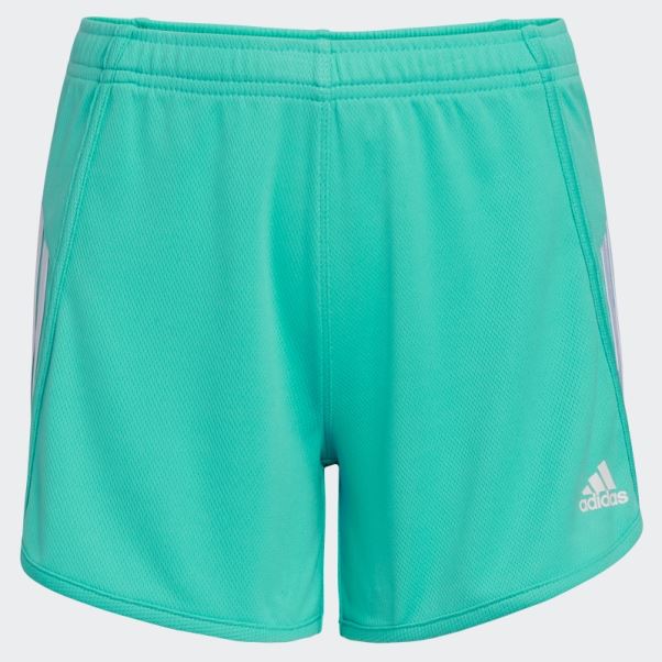 Short En Mesh à Rayures Adidas Mint Rush
