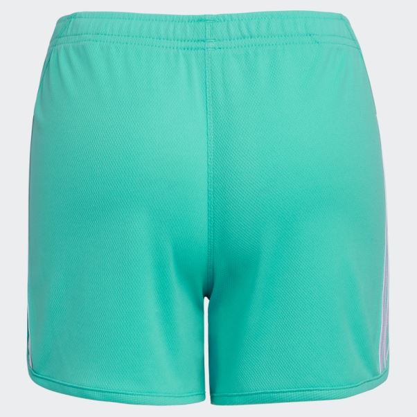 Short En Mesh à Rayures Adidas Mint Rush