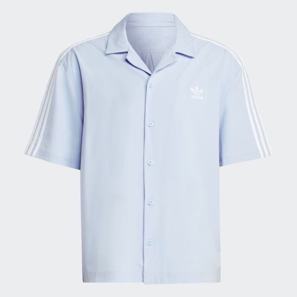 Tee Shirt Adicolor Classics Adidas Bleu Aube