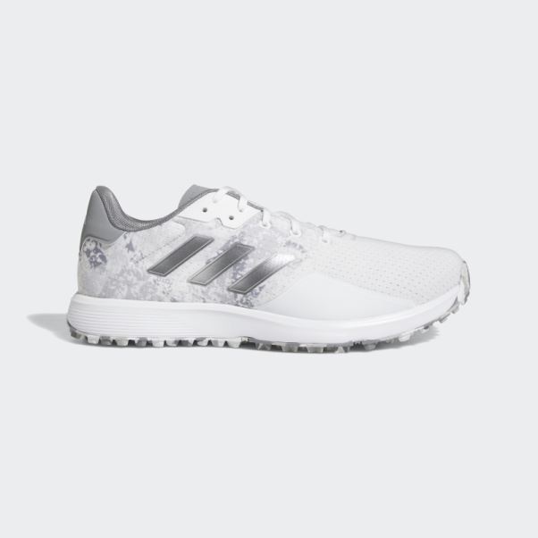Chaussures De Golf Adidas S2g Sl Larges Blanches