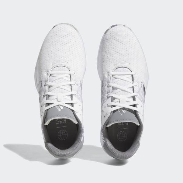 Chaussures De Golf Adidas S2g Sl Larges Blanches