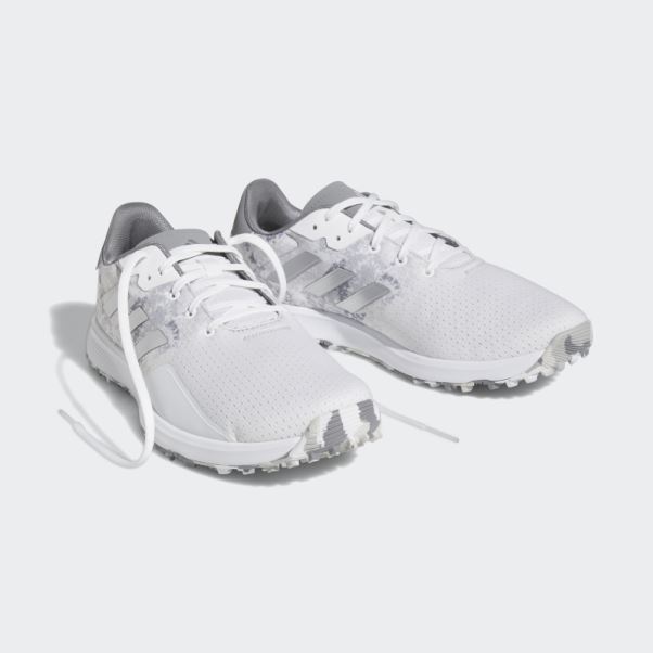 Chaussures De Golf Adidas S2g Sl Larges Blanches