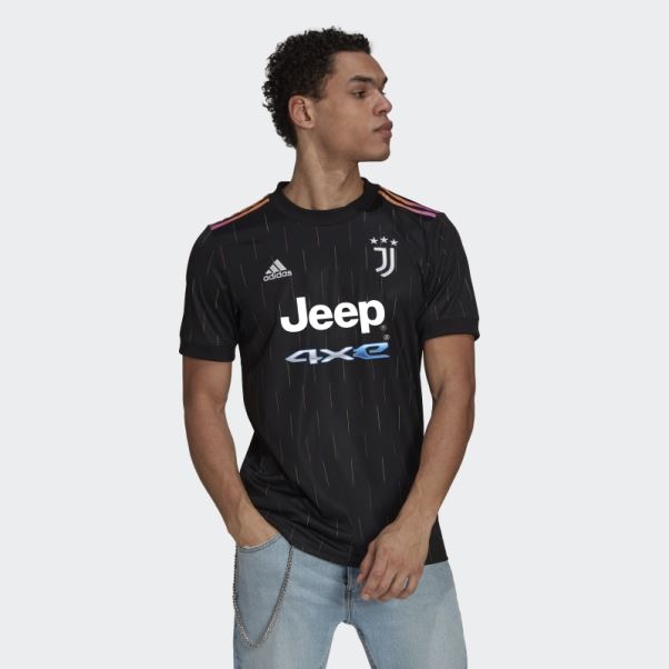 Maillot Extérieur Juventus 21/22 Noir Adidas