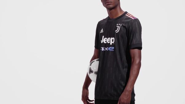 Maillot Extérieur Juventus 21/22 Noir Adidas