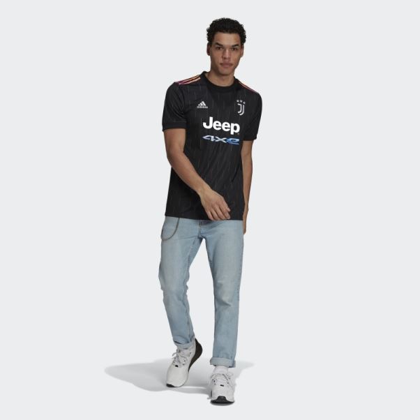 Maillot Extérieur Juventus 21/22 Noir Adidas