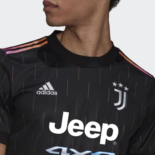 Maillot Extérieur Juventus 21/22 Noir Adidas