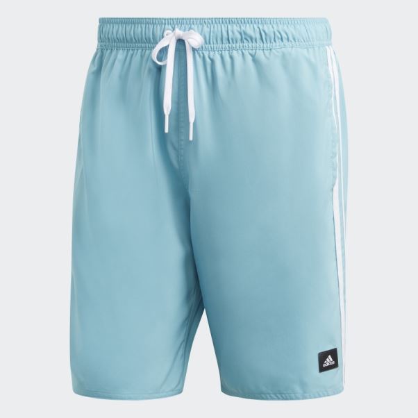 Adidas 3-stripes Clx Short De Bain Bleu