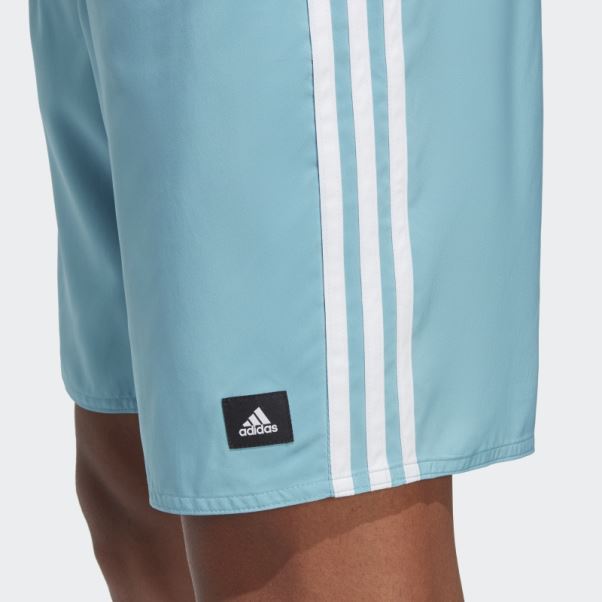 Adidas 3-stripes Clx Short De Bain Bleu