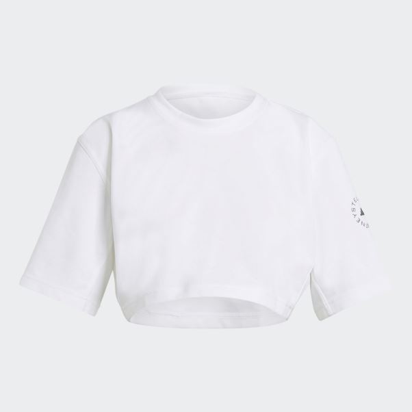 Haut Court Adidas By Stella Mccartney Future Playground Blanc Mode