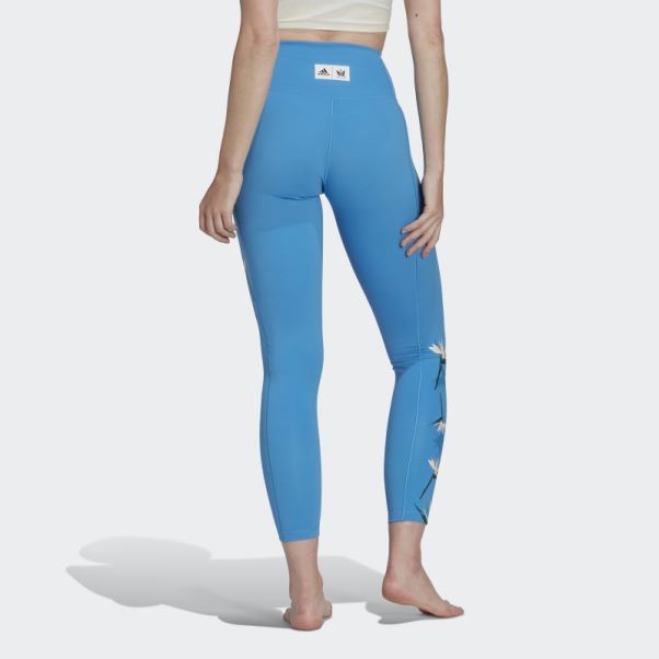 Adidas Thebe Magugu Studio 7/8 Legging Bleu