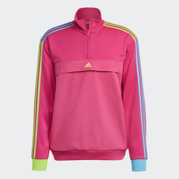 Adidas Kidcore Sweat Demi-zip Mode Choc Rose