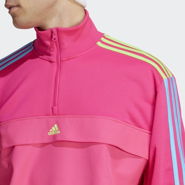 Adidas Kidcore Sweat Demi-zip Mode Choc Rose