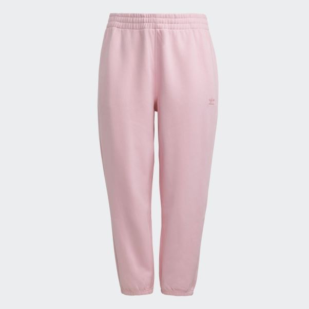 Pantalon De Jogging En Molleton Essentials (grande Taille) True Pink Adidas