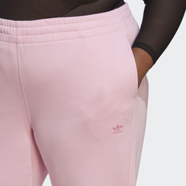 Pantalon De Jogging En Molleton Essentials (grande Taille) True Pink Adidas