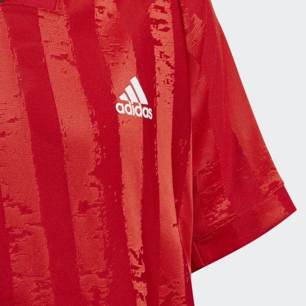 T-shirt De Tennis Freelift Garçon Adidas écarlate