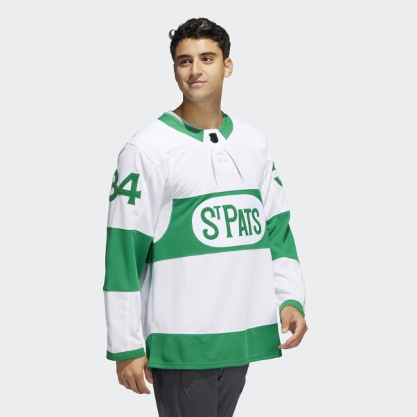 Maillot Auston Matthews Toronto St Pats Blanc Adidas