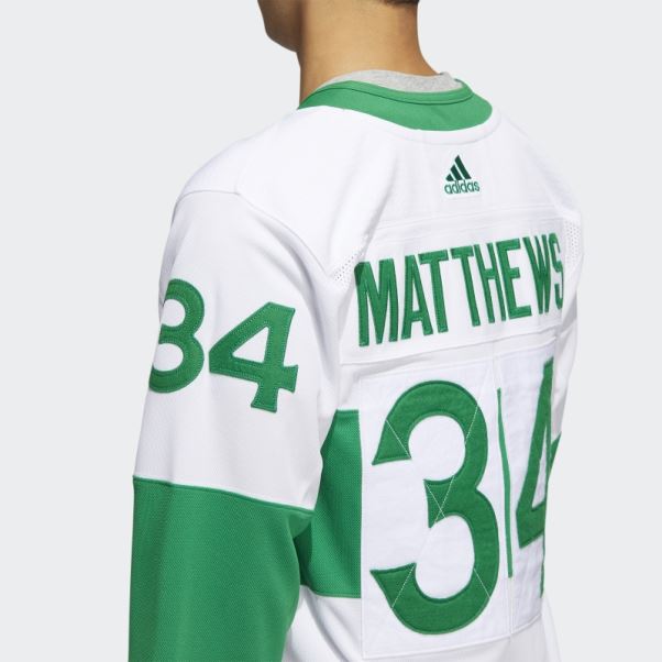 Maillot Auston Matthews Toronto St Pats Blanc Adidas
