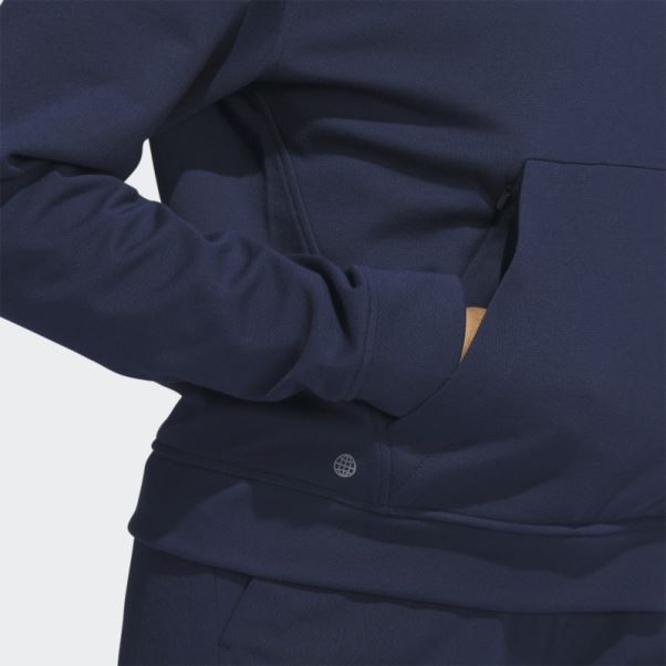 Sweat De Golf Bleu Marine Adidas