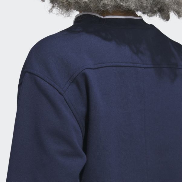 Sweat De Golf Bleu Marine Adidas