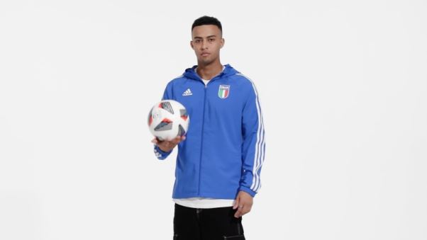 Coupe-vent Adidas Bleu Italie