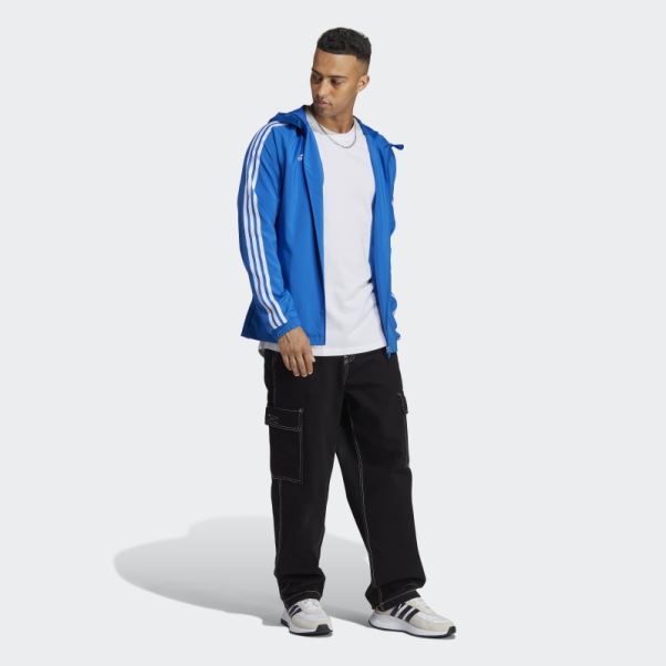 Coupe-vent Adidas Bleu Italie