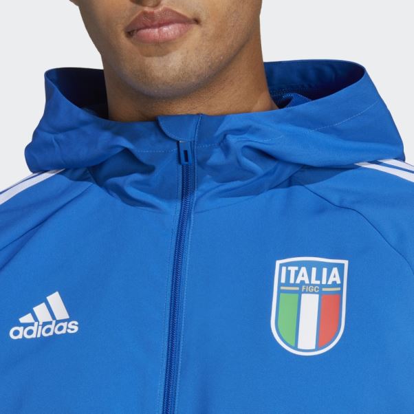 Coupe-vent Adidas Bleu Italie