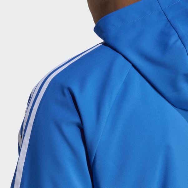 Coupe-vent Adidas Bleu Italie