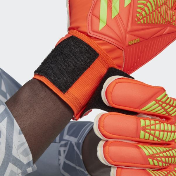 Gants De Match Prédateur Edge Rouge Adidas