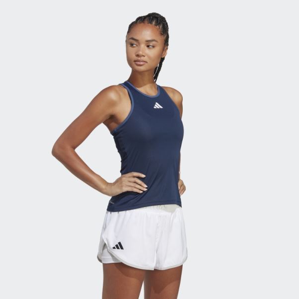 Débardeur Adidas Club Tennis Bleu Marine