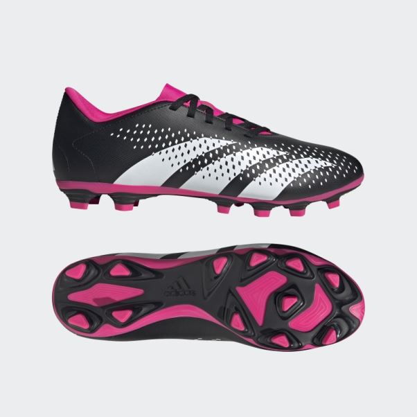Adidas Predator Precision.4 Chaussures De Sol Souples Roses
